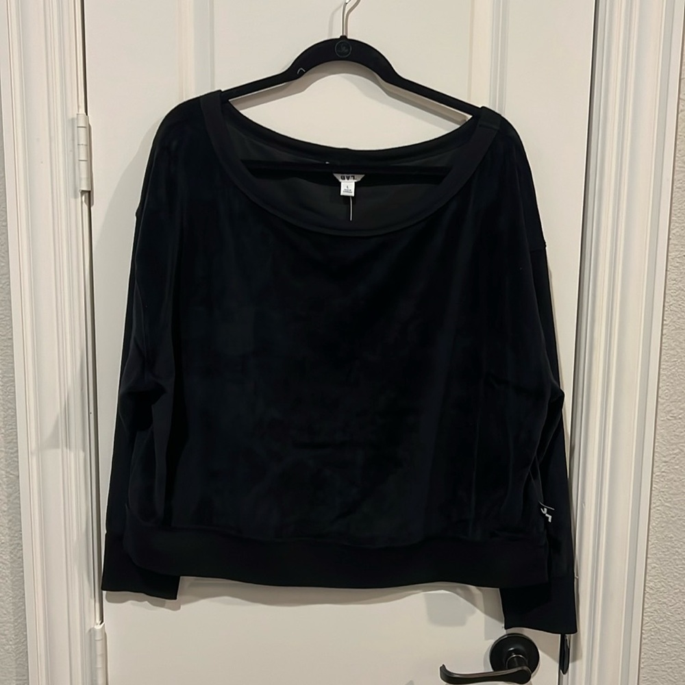 New Joy Lab velour cropped sweatshirt